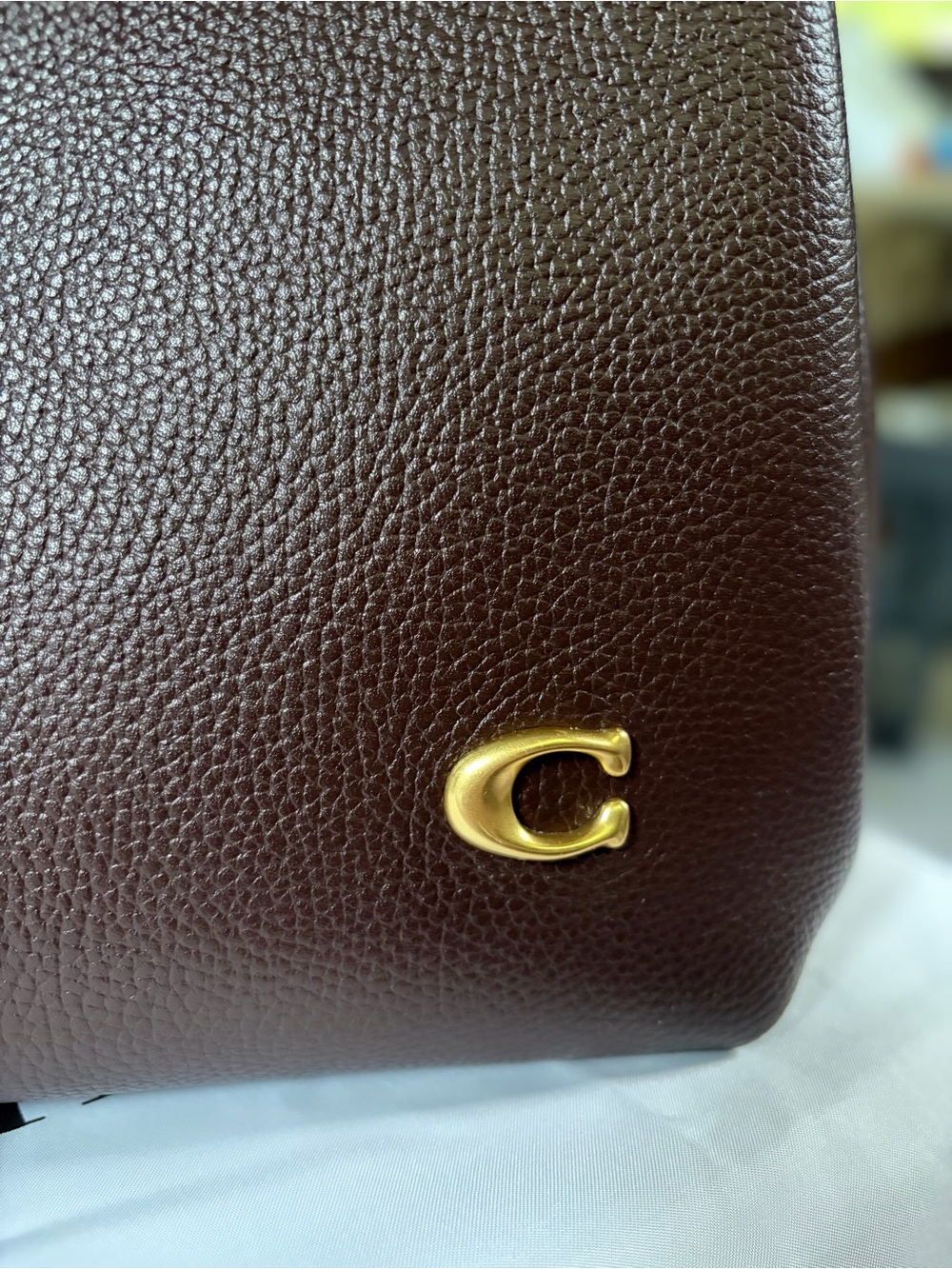 Authentic Coach Lana Shoulder Bag Leather - Maple *Largest of the 3 Lana bags* - Picture 4 of 16